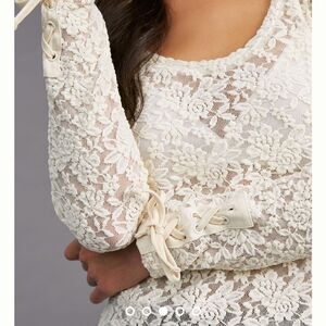 Anthropologie lace top